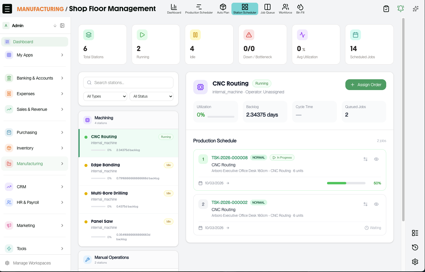 Production Scheduling